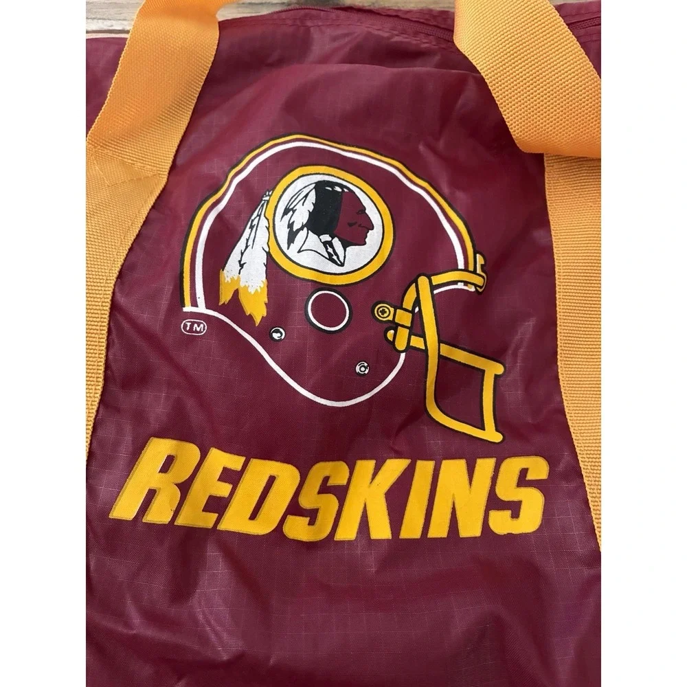 Washington Redskins Lightweight Nylon Retro (1980s) Small Duffel Gym Bag